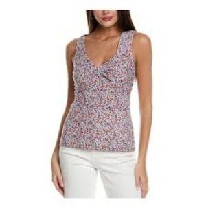 CAbi Multicolor Floral Tank Top